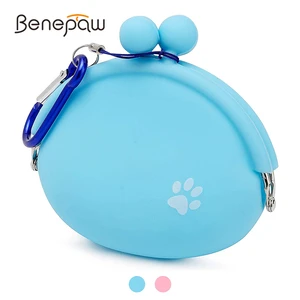 Силиконовый портативный мешок для собак Benepaw, многофункциональный нетоксичный легкий Водонепроницаемый чехол для домашних животных, тренировочный спортивный легко чистится