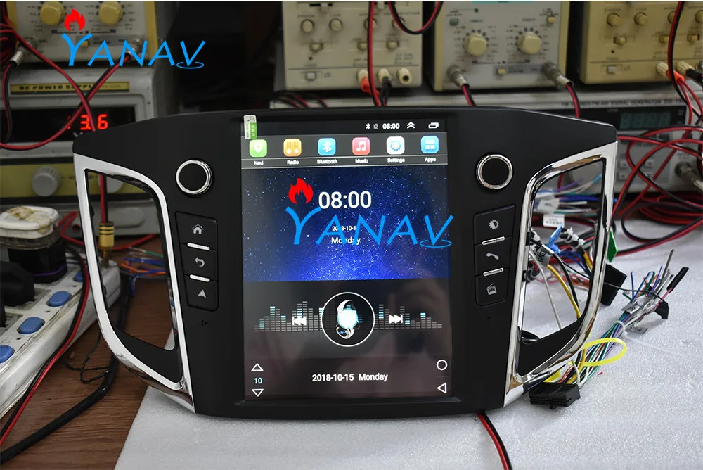 

Android system Tesla style Vertical Screen Car stereo GPS Navigation Navigation For Hyundai Ix25 2018 Car Multimedia Player