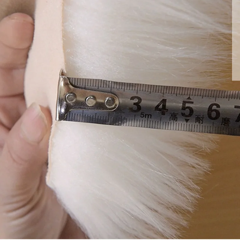 Коврик из искусственного меха OIMG Пушистый Ковер круглой формы 6 см ворс для