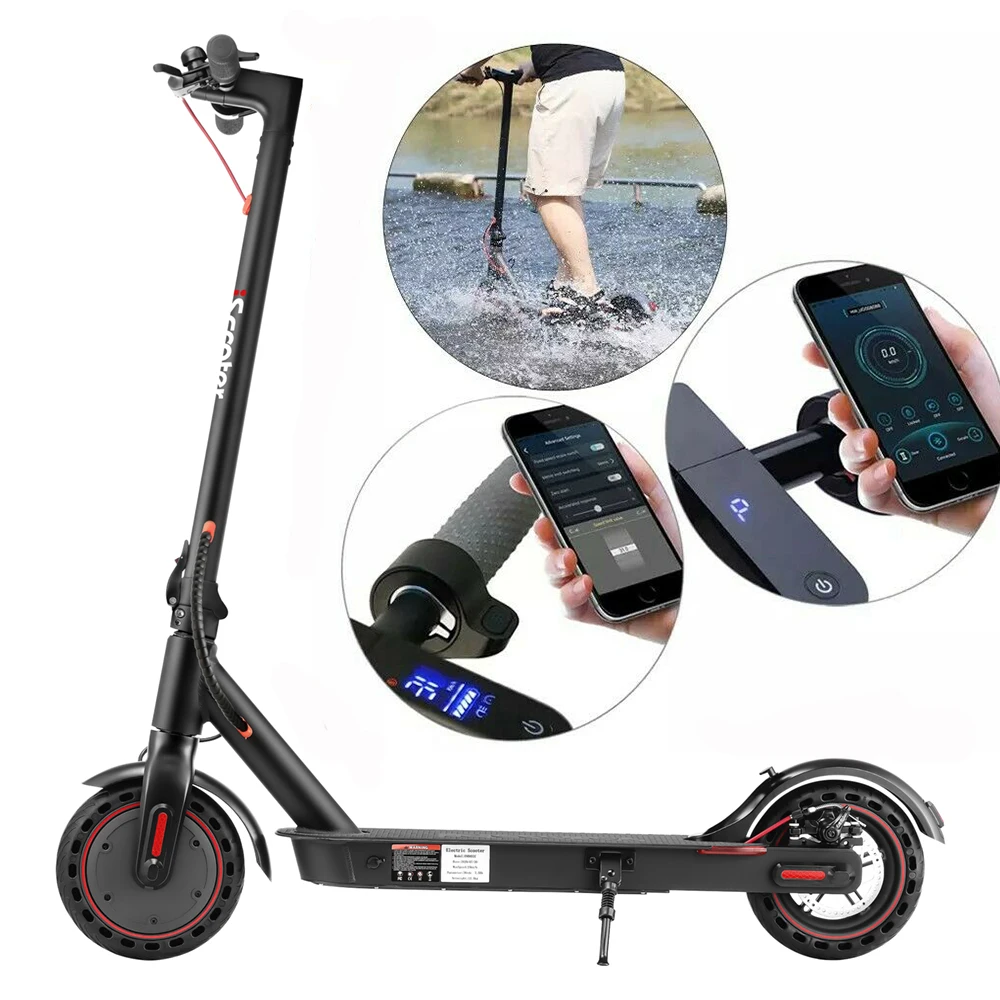 Электрический самокат для взрослых Умный складной электрический скейтборд со
