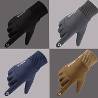 1pair snow winter gloves bike gloves outdoor motorcycle touchscreen windproof antislip waterproof keep warm gloves for bicycle