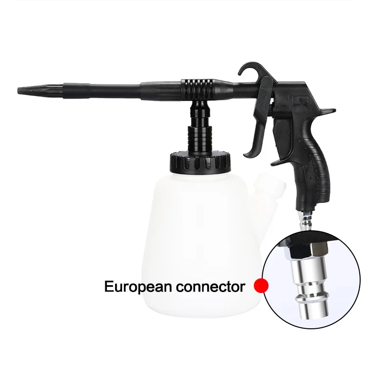Car Gap cleaning gun SPTA Европейский соединитель высокого давления Tornado пенная насадка ABS автомобильный пистолет для мытья пальцев пистолет-распылитель моющего средства пенная пушка - Цвет: Car Gap cleaning gun