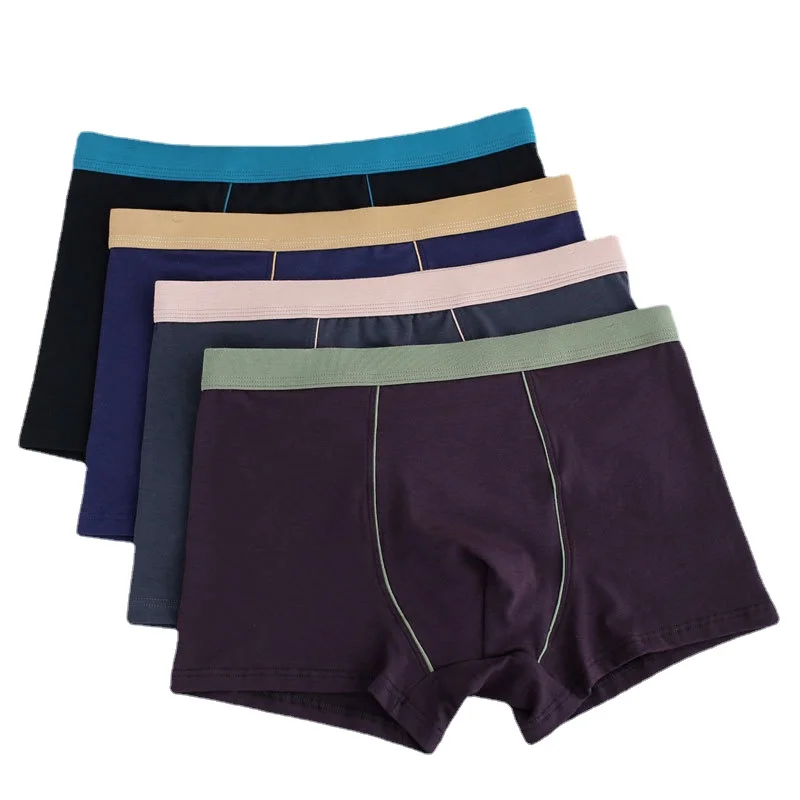 Men's Underwear Plus Size Youth Cotton  3D Shorts Male Panties Set Underpants Men Modal Seamless Comfortable Men's Boxers Shorts