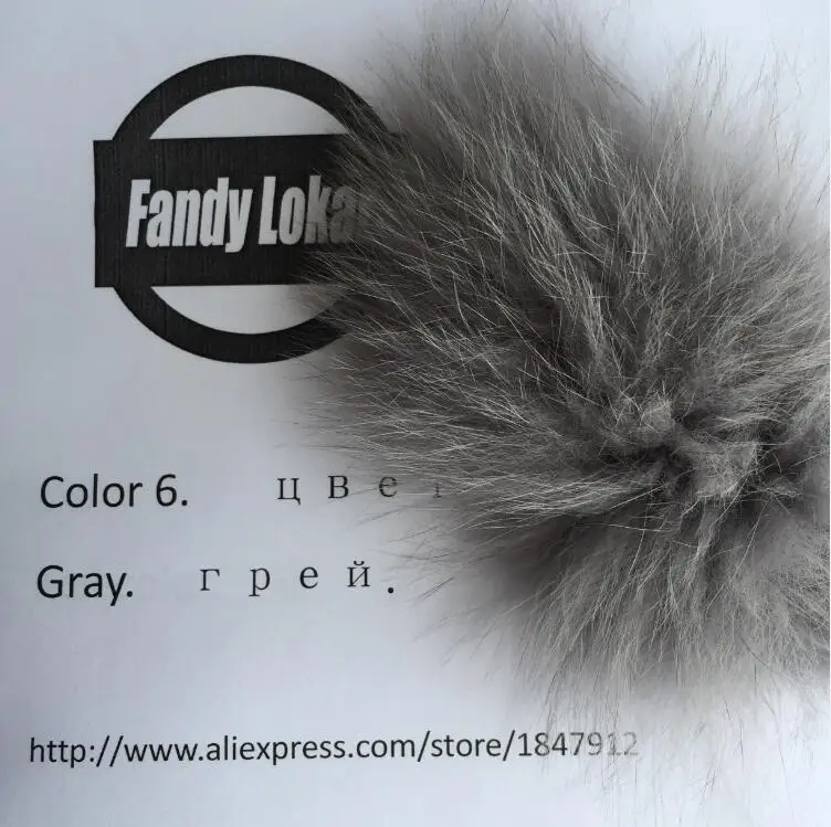 RF1806 Gray Fandy lokar шуба из натурального Лисьего меха женская зимняя мода натуральный Лисий мех пальто стоячий воротник пальто женская натуральная Меховая куртка RF1806 - Цвет: RF1806 Gray