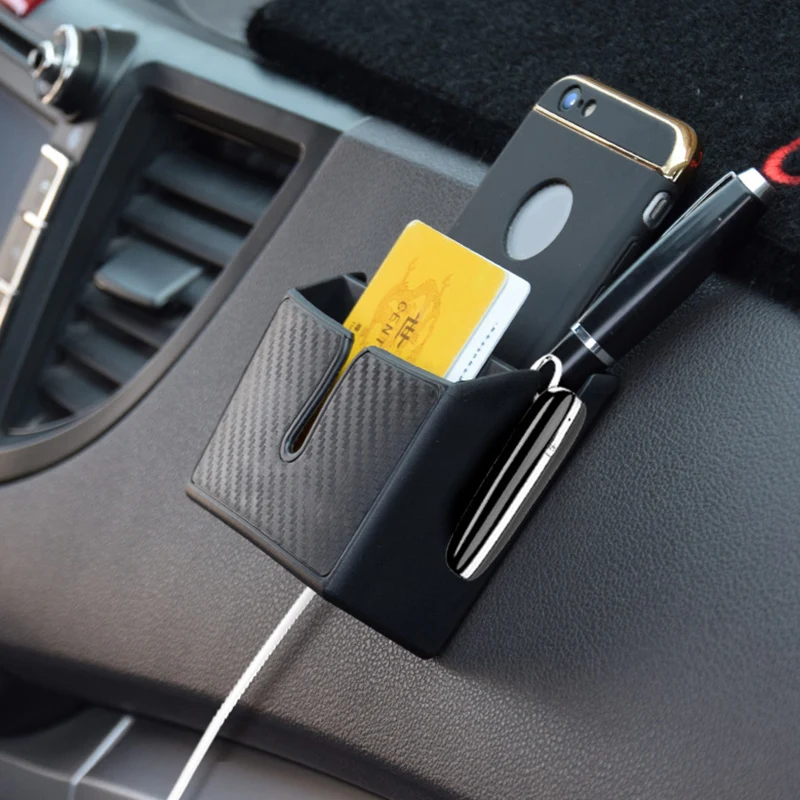 

Car Storage Box Organizer Mobile Phone Cigarette Cradle Holder Car Styling SP99