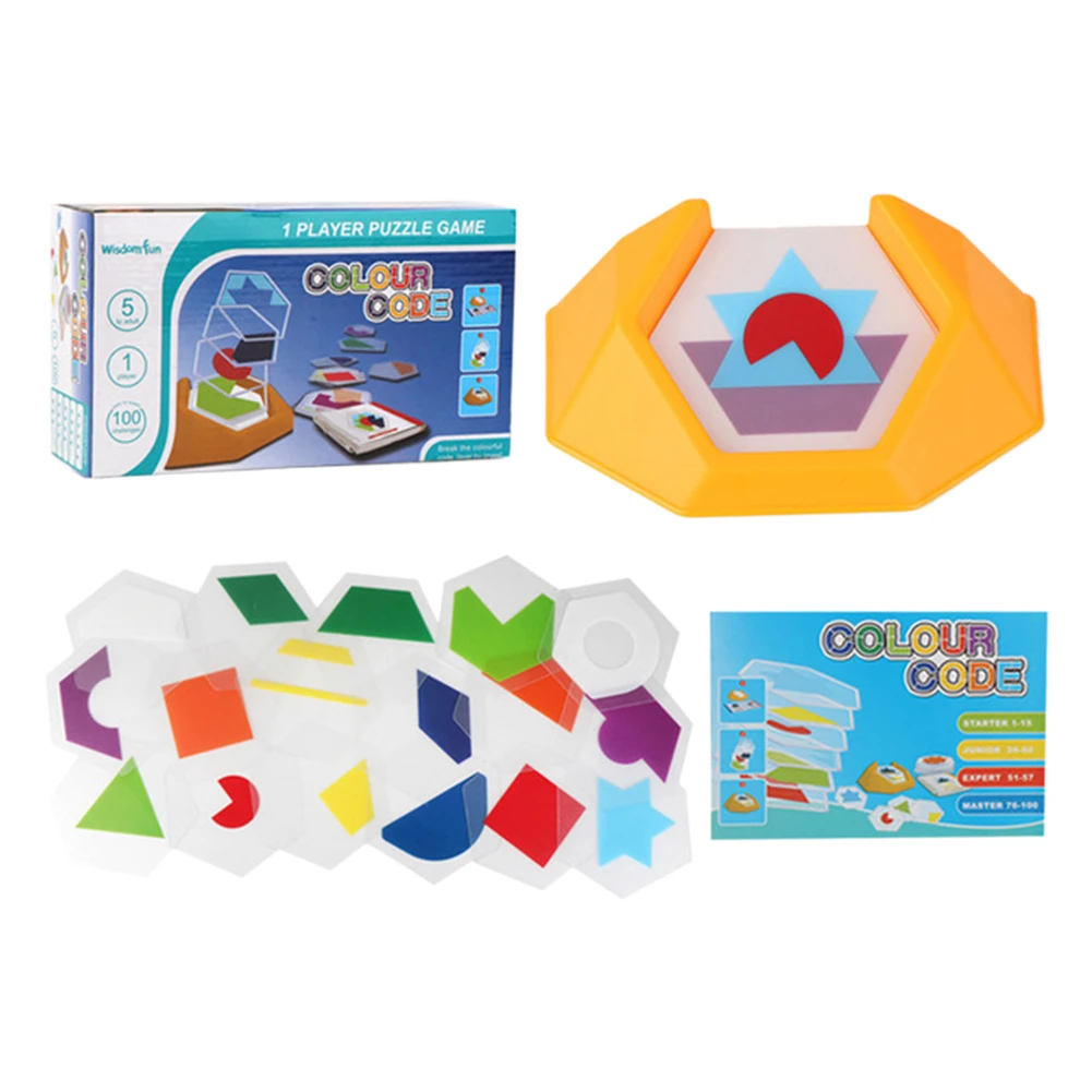 

Educational Toy Learning Pet Gift Spatial Thinking Skills For Kids Preschool Color Code Safe Logic Jigsaws Games Kindergarten