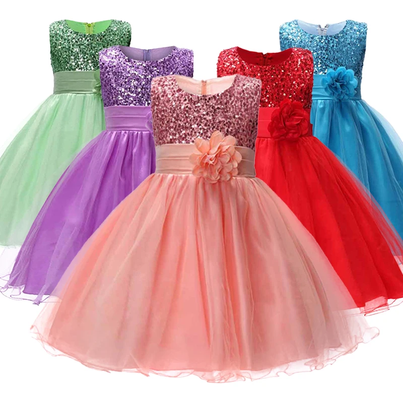 

1-14 Yrs Teenagers Girls Dress Wedding Party Princess Christmas Dresse For Girl Party Costume Kids Cotton Party Girls Clothing