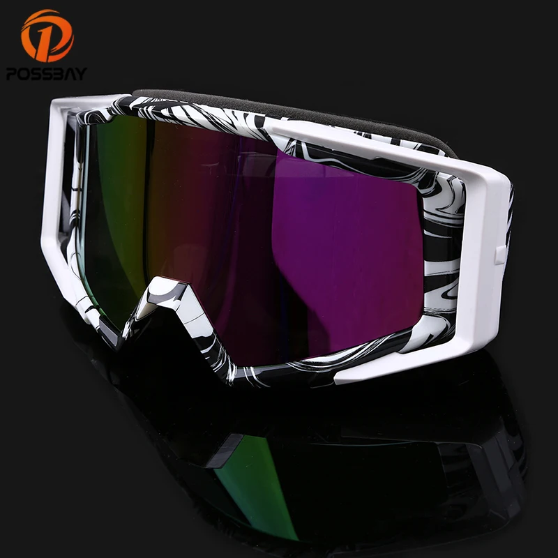 Универсальные классические мотоциклетные очки POSSBAY винтажные для катания на