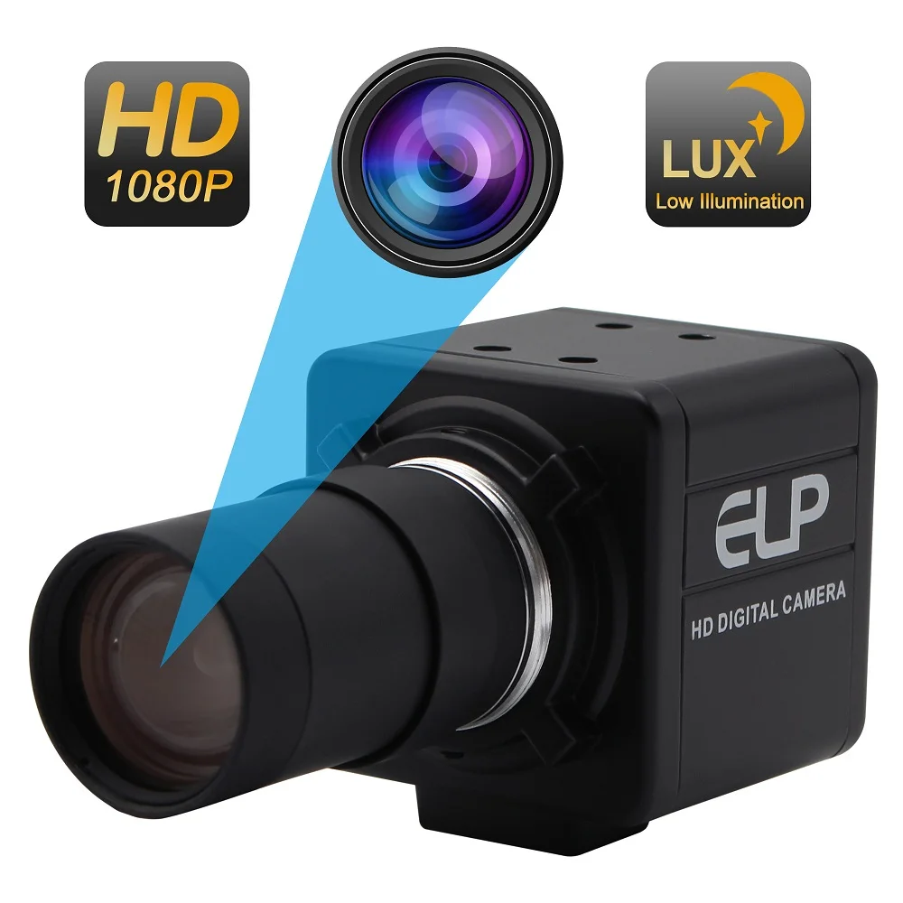 2 МП FUll HD 1080P Sony IMX322 с низсветильник OTG UVC H264/MJPEG 30fps 5 50 мм вариофокальная Usb веб