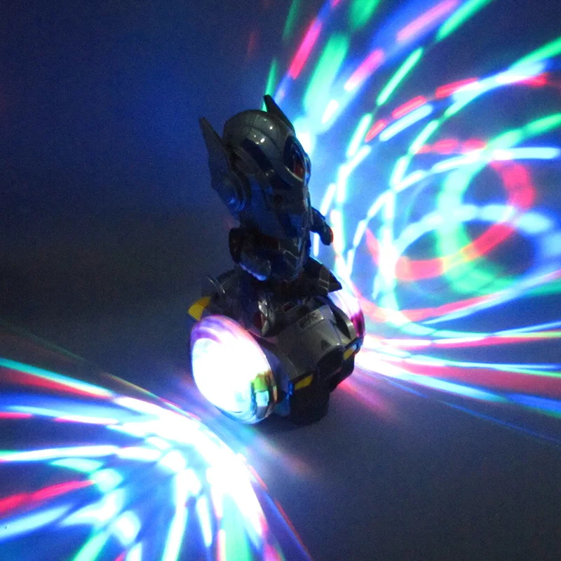

360 Rotating Electronic Dancing Robot Car Toy For Children Boy Musical Flashing Walking Toys Christmas Gift For Boys