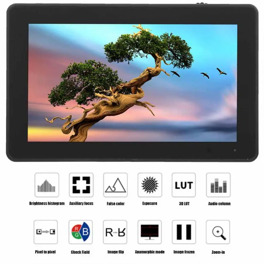 Billig FEELWORLD F6 PLUS 4K Monitor 5,5 Zoll Auf Kamera DSLR 3D LUT Touchscreen IPS FHD 1920x1080 Video 4K HDMI Feld Monitor Dslr