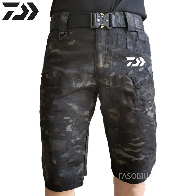 

New Summer Daiwa Waterproof Thin Fishing Shorts Men's Breathable Quick Dry Fishing Wear Camping Outdoor Sport Fishing Clothing