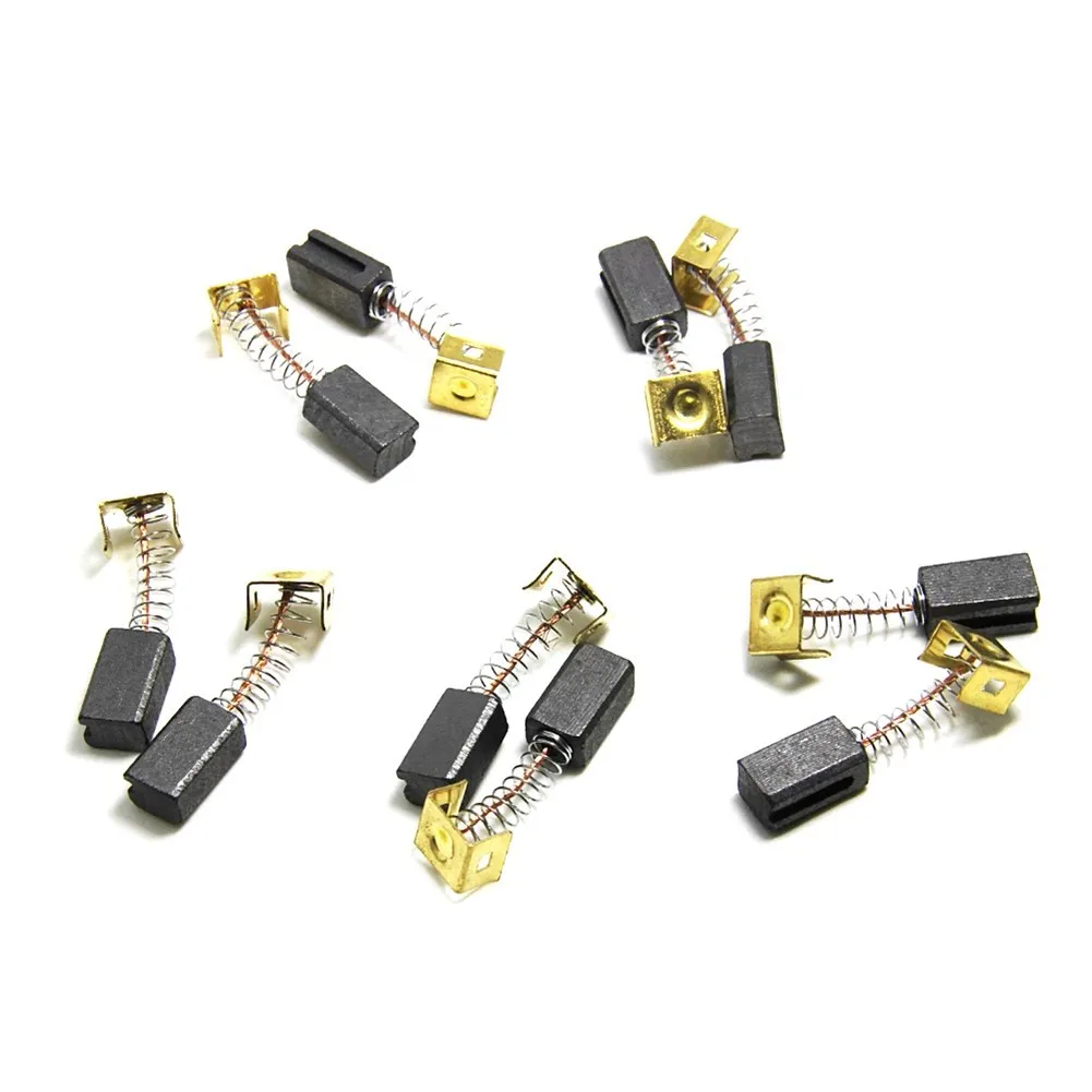 

10 Pcs 6.4x7.9x12.5mm Carbon Brush For Black & Decker Angle Grinde CD105 CD110 CD115 KG900 KG915 KG725 AST6 AST6XC AST15 FG005