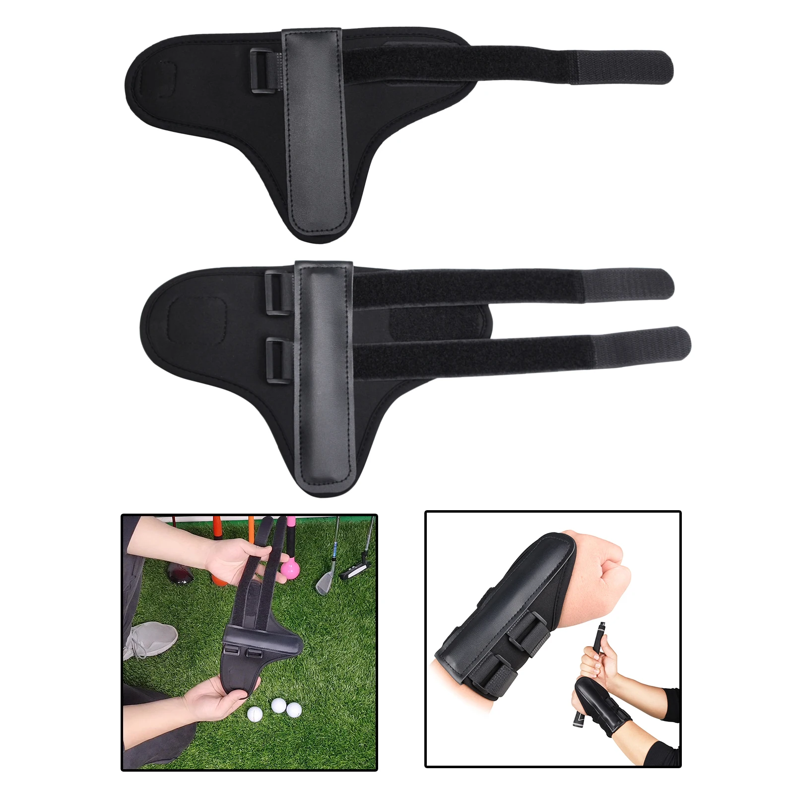 

Golf Swing Training Aid, Posture Elbow Brace Corrector Alignment Guide Training Support Tool for Golf Novice Practice