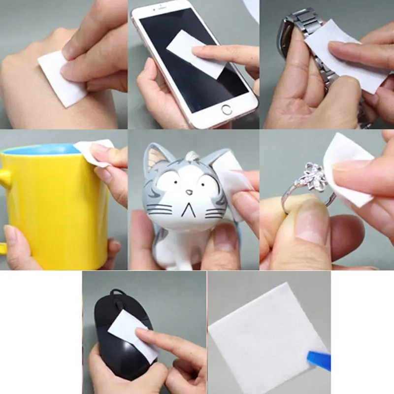 100 ⑤ кор. портативный медицинский спирт Prep Pad тампоны салфетки кожа ювелирные