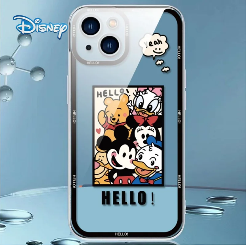 

Disney Mickey Cartoon Phone Case for iPhone 13 13Pro 12 12Pro 11 Pro X XS Max XR 7 8 Plus Cute Protective Back Covers Cases