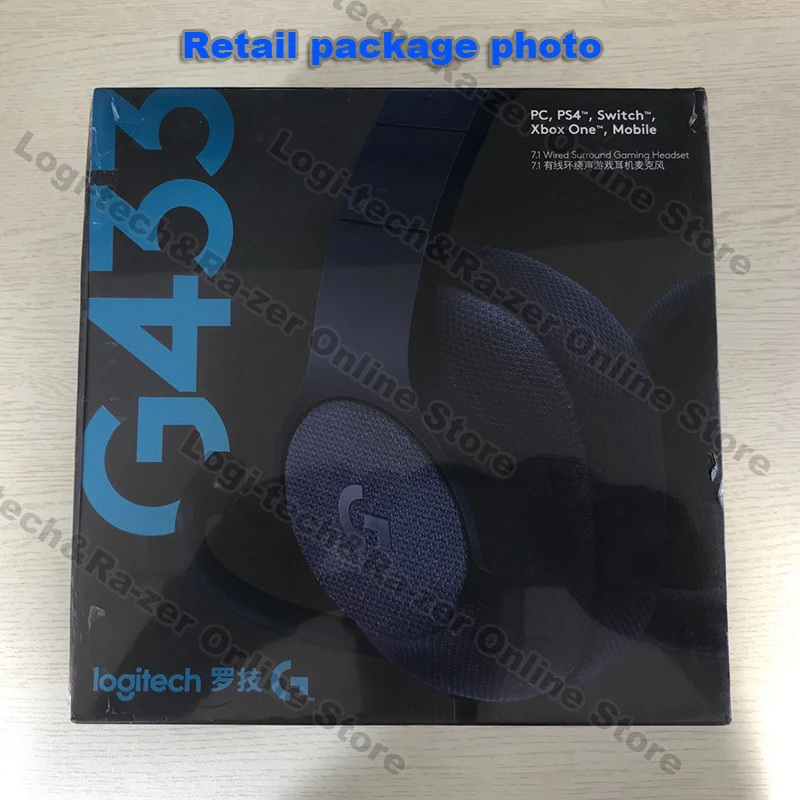 Игровые наушники logitech G433 7,1 Surround для всех геймеров, проводные наушники с микрофоном для ПК, PS4, Xbox One, nintendo Switch, VR, PC