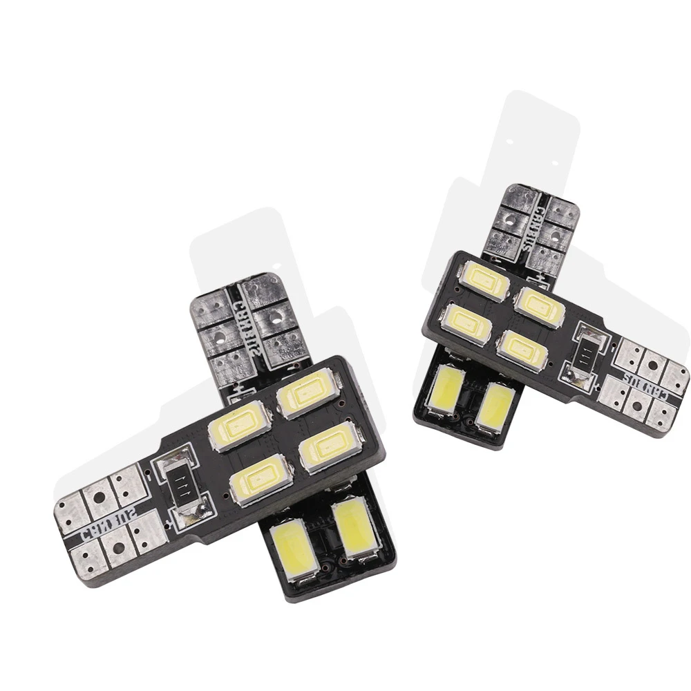1 шт. супер яркий T10 W5W светодиод Шина CAN свет 4 SMD 5630 5730 светодиодный без ошибок авто