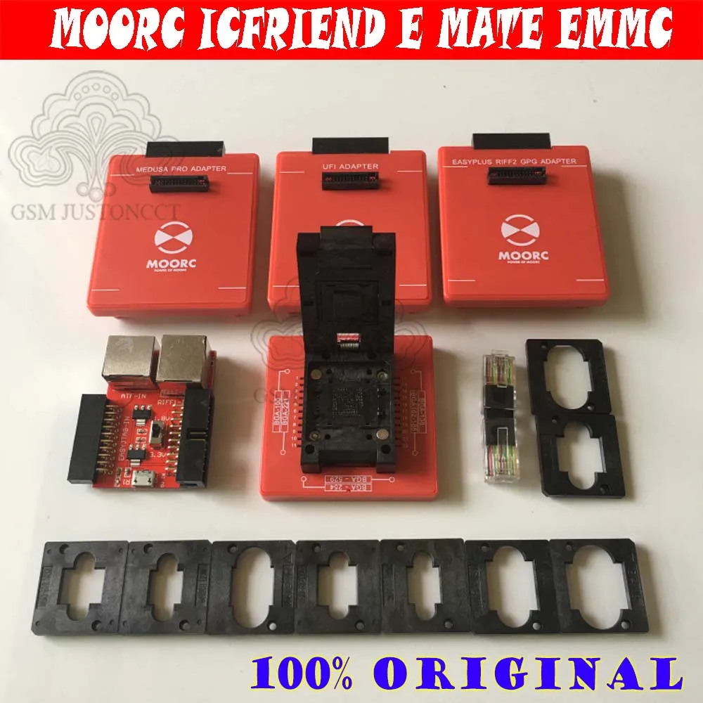 Новинка MOORC высокоскоростная фотовспышка EMATE EMMC BGA 13 в 1 для 100 136 168 153 169 162 186 221 529 254 |