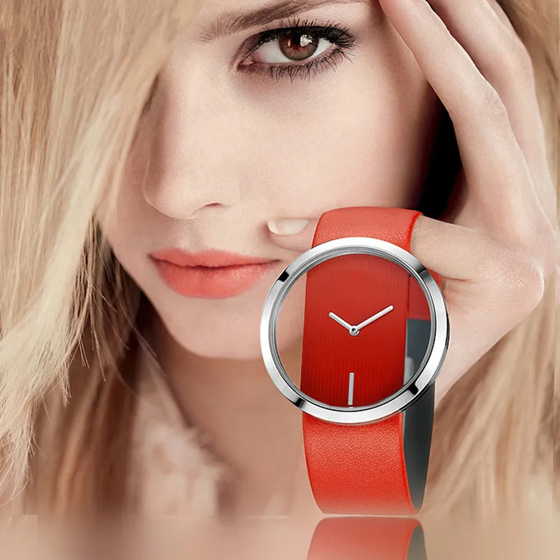 

Women Watch Brand luxury Fashion Casual Unique Lady Wrist watches leather quartz waterproof Stylish relogio feminino erkek kol