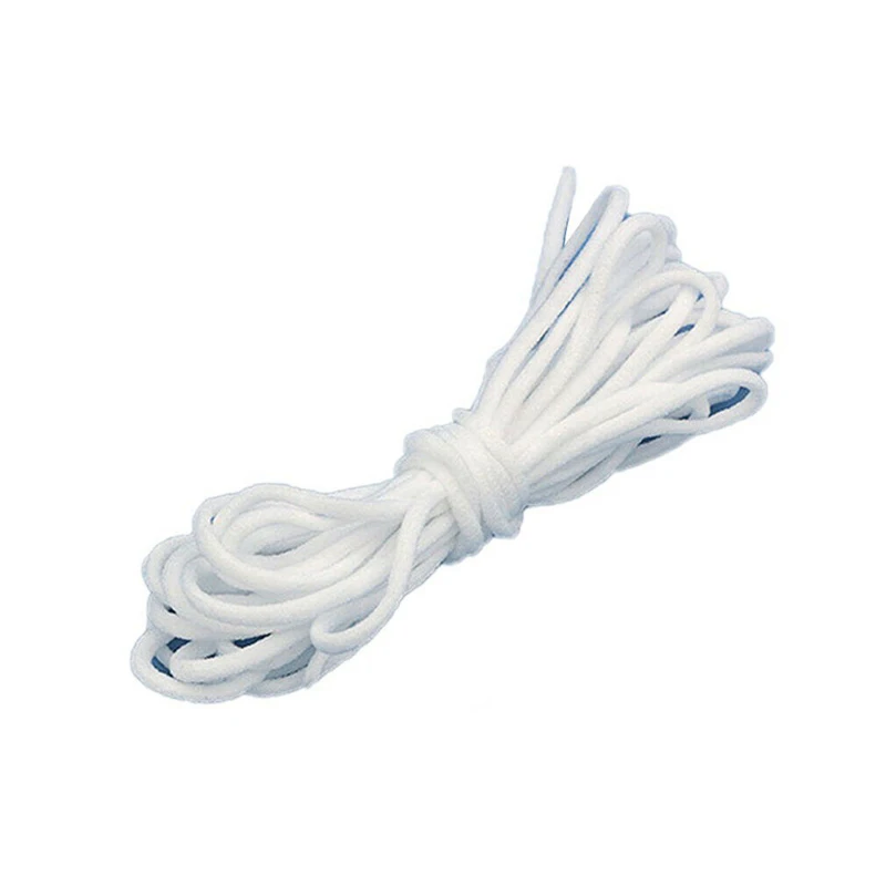 3 мм маска для рта эластичная лента канатная Резиновая ушного шнура круглые ушные