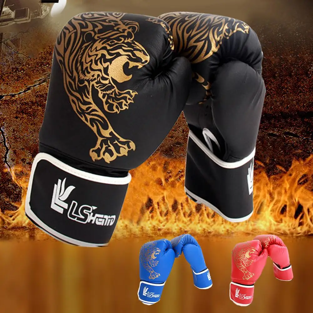 Боксерские перчатки для мужчин и женщин ПУ Каратэ Муай Тай Guantes De Boxeo Free Fight ММА
