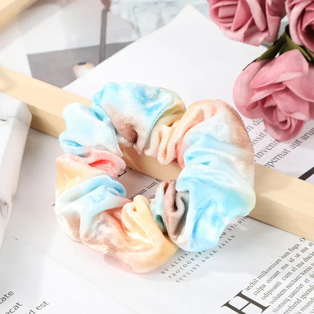 Бриллиантовые бархатные резинки Женская краска Женское кольцо для волос