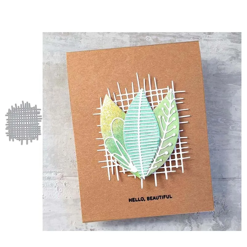 

Network Hollow Metal Cutting Dies Scrapbooking Craft Mold Cut Die Stencil Handmade Paper Card Make Template Embossing New 2021