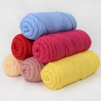 100gball chunky yarn wool soft milk cotton blends for hand knitting crochet cotton diy yarn knit worsted yarn so weave of wool