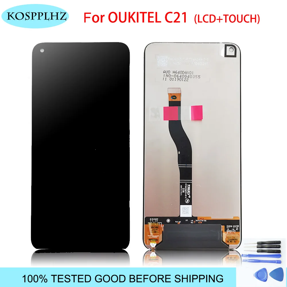 

100% Original New 6.4 inch OUKITEL C21 LCD Display+Touch Screen Digitizer Assembly LCD+Touch Digitizer for C21 +Tools