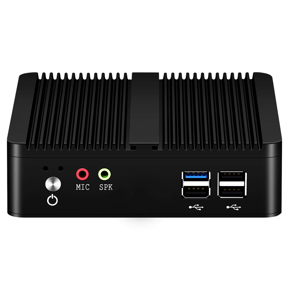 Мини-ПК YCSD без вентилятора настольный мини-компьютер с одним LAN Intel Celeron J1900 Win10 pro
