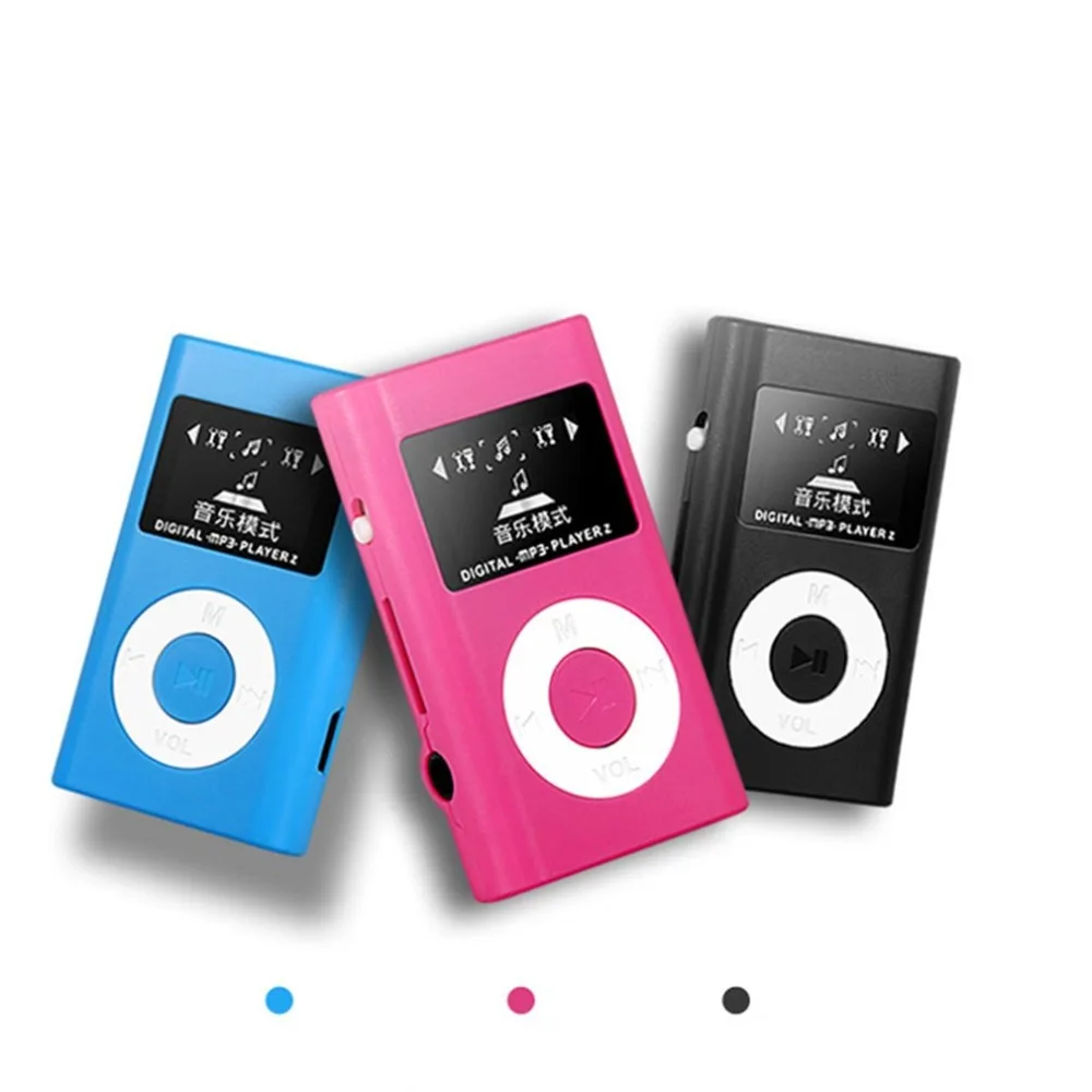 Портативный мини mp3-плеер цветной пластиковый корпус с ЖК-экраном Поддержка Tf карты Наушники Музыка Медиа Автономный/костюм новое поступление
