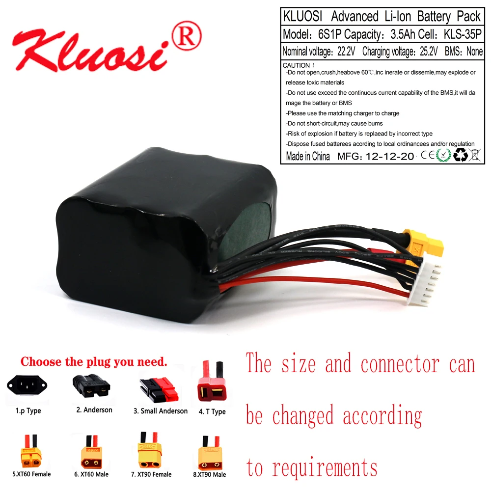 kluosi 6s1p 24v 3 5ah 252 v высокая ёмкость бла бе