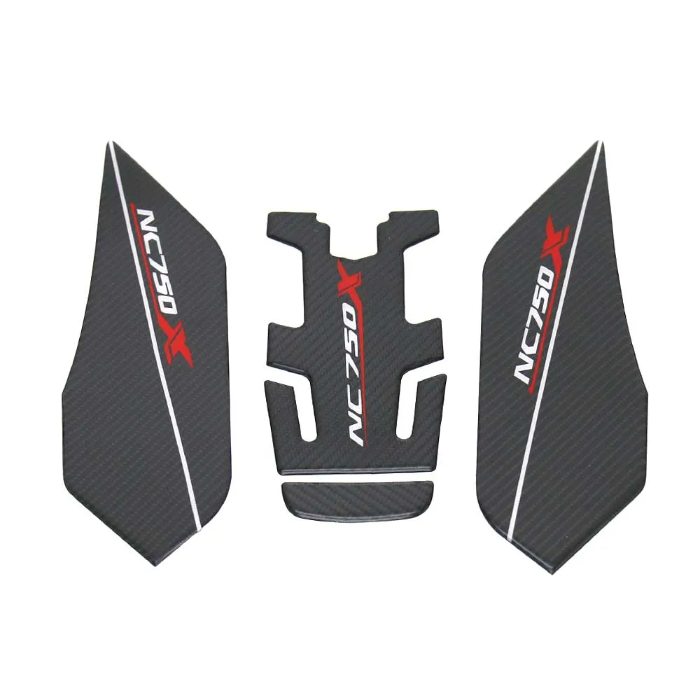 Для NC750 NC700X- мотоциклетные Нескользящие Танк Pad Стикеры колодки боковой газ наколенник протектор NC 750 - Цвет: 1SET NC750