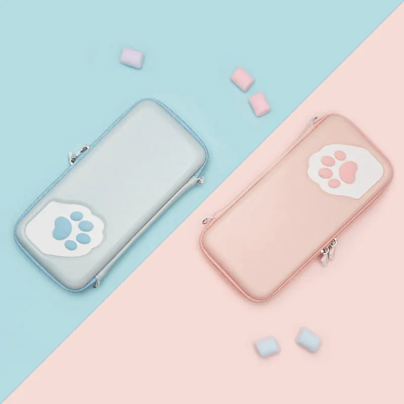 Чехол Nintendo Switch с кошачьими крапанами силиконовый Твердый чехол для Lite аксессуары