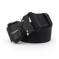 tactical training outdoor canvas belt unisex high quality alloy quick release buckle belt new fashion luxury pants accessories