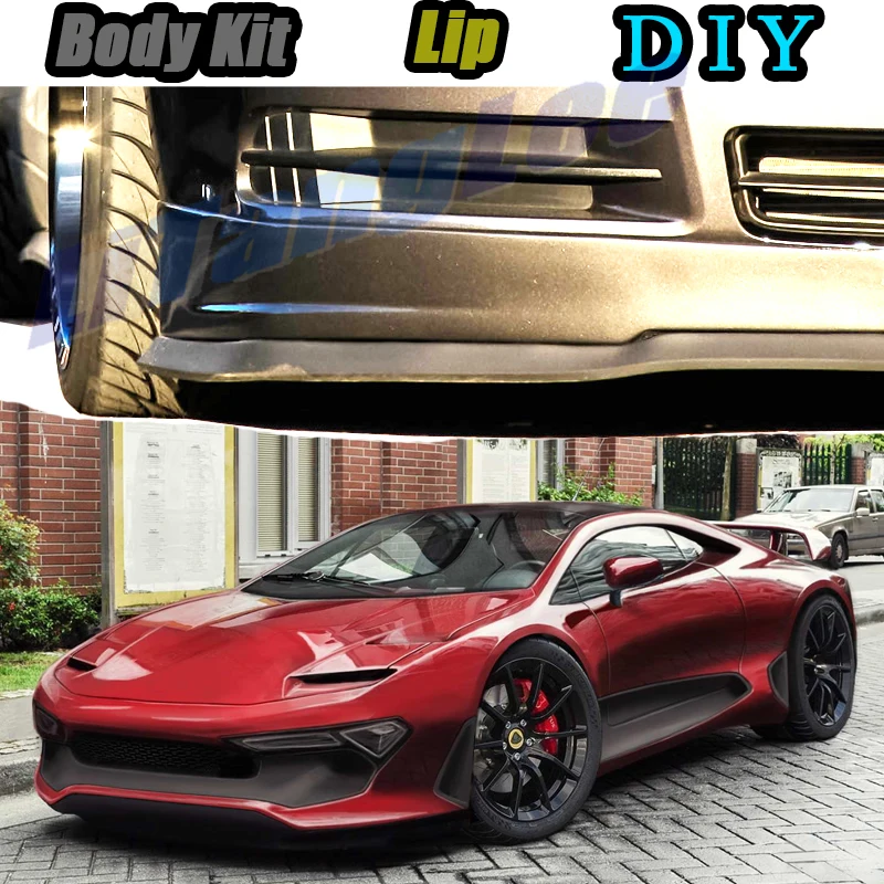 Автомобильный бампер передний спойлер дефлектор юбки для Lotus Spirit 5 / New Tune