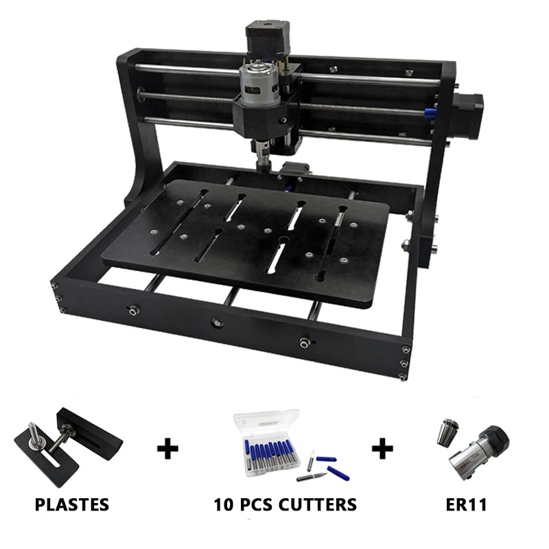 Модернизированный DIY CNC 3020 гравировальный станок, фрезерный станок для дерева, лазерный гравер, используется с поддержкой GRBL управления в автономном режиме - Цвет: No Laser