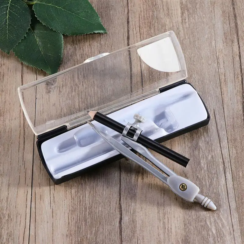 

Professional Compass for Geometry Precision Compass with Pencil Holder for Math Drafting