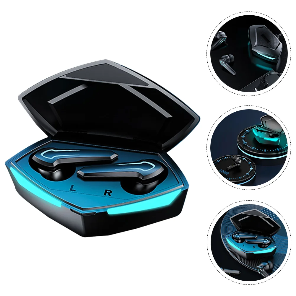 

1 комплект практичных беспроводных наушников, спортивные наушники для улицы и помещений (черный)