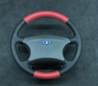 braid on the steering wheel cover for chevrolet niva 2002 2009 lada 2110 2011 2014 steering wheel case funda volante