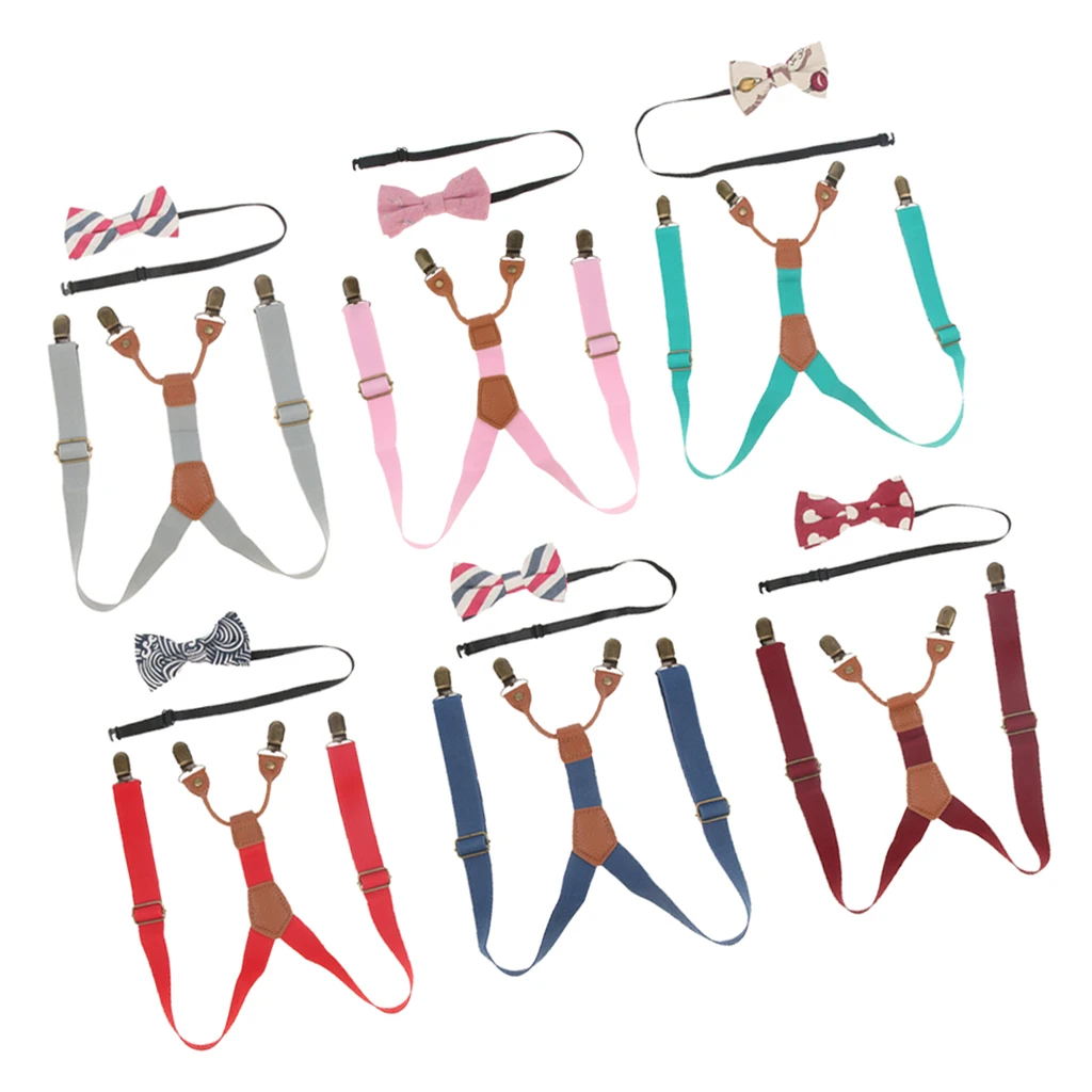 

Suspenders Child Boy Girl Adjustable Tie Y-back Suspenders Strap
