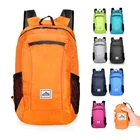 Мужской портативный складной рюкзак для женщин на открытом воздухе для походов, ультралегкие дорожные рюкзаки 20л, водонепроницаемые складные сумки для кемпинга