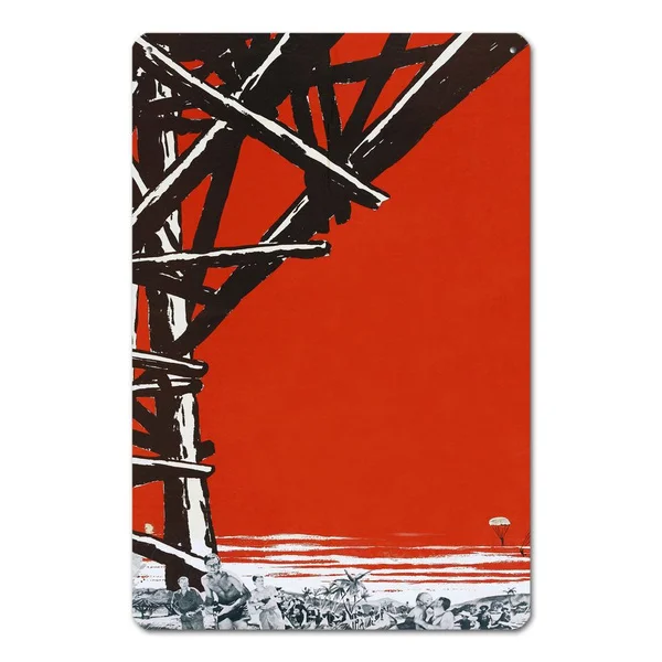 

The Bridge On The River Kwai Metal Tin Sign Metal Sign Metal Posters Metal Painting Wall Art Office Cafe Home & Living
