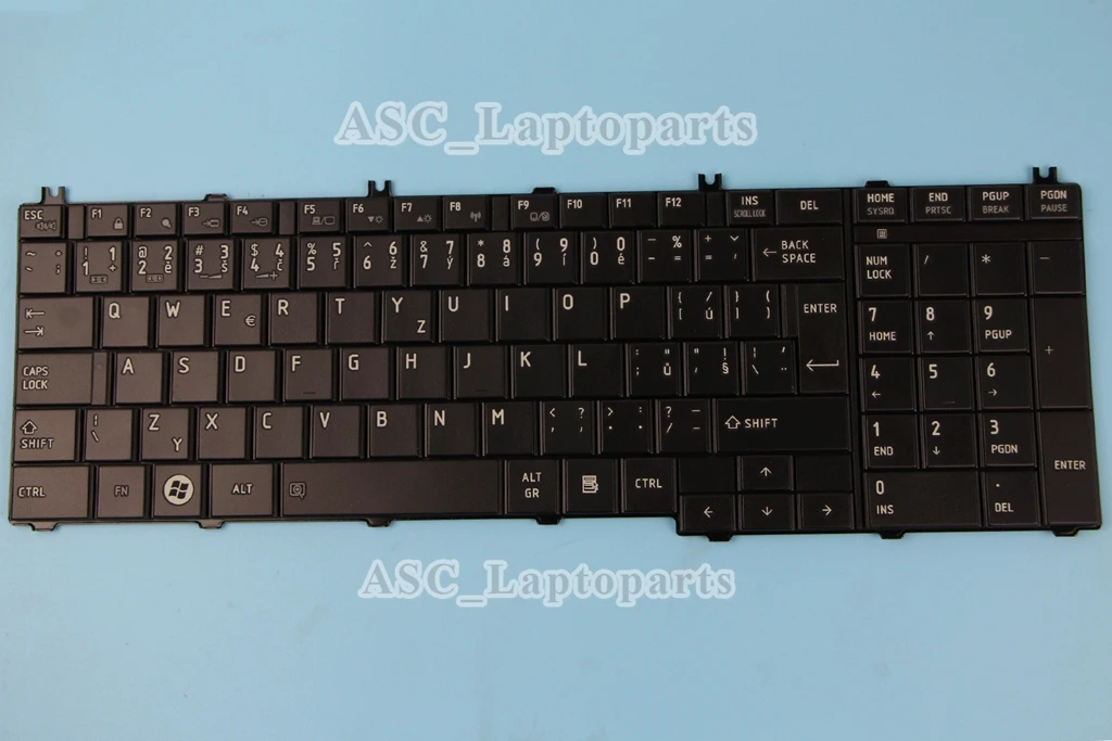 

New Czech Slovak Keyboard for Toshiba Satellite L650 L650D L655 L655D L660 L660D L665 L665D Black