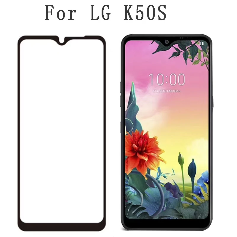 2 шт. закаленное стекло для LG K50S K40S Q70 Airsto 4 защитная пленка экрана с полным