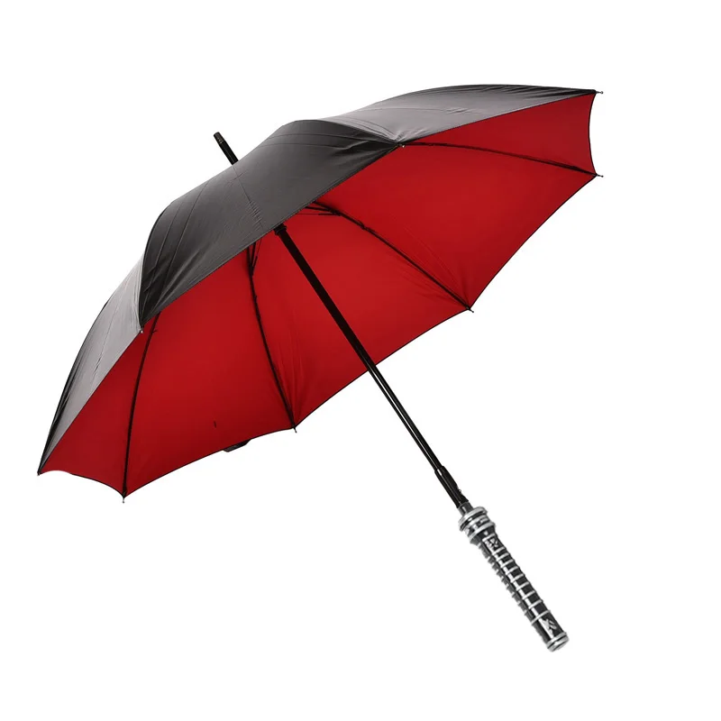 Offerte Ombrello Spada Moda Manico Lungo Grande Nero Business Ombrello Antivento Adulto Paraguas Mujer Articoli Per La Casa BD50YS