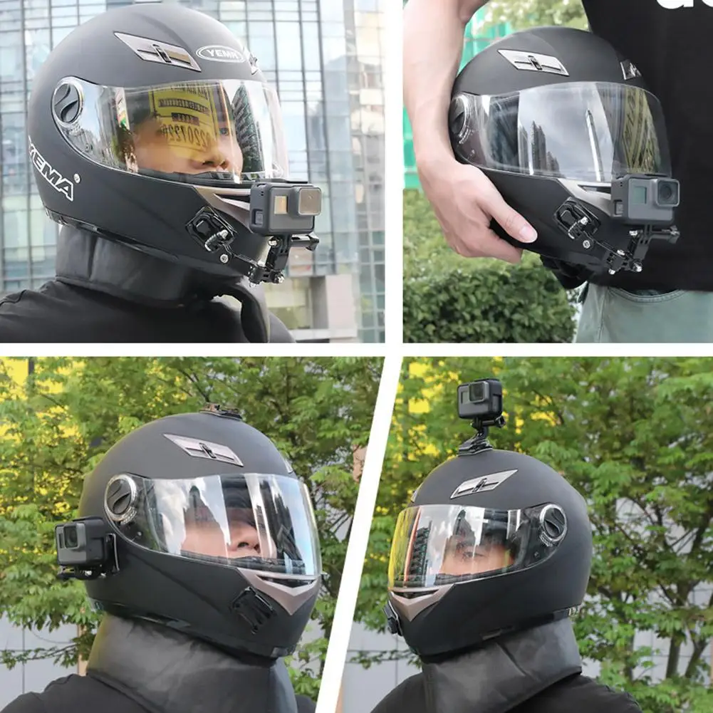 Подбородок на шлем для GoPro Hero 6 5 4 3 + 2 1 держатель мотоциклетного шлема аксессуары