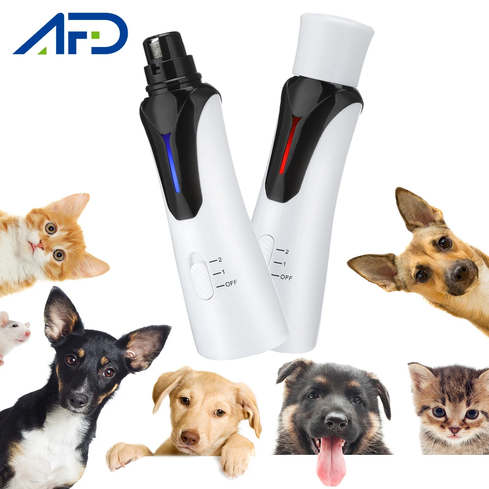 

Электрическая шлифовальная машинка для собак, перезаряжаемая машинка для стрижки когтей домашних питомцев, автоматический Триммер для кош...