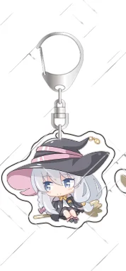 

Anime Wandering Witch: The Journey of Elaina Fran Acrylic Stand Figure Model Plate Display Desk Decor Keychain Pendant Cosplay